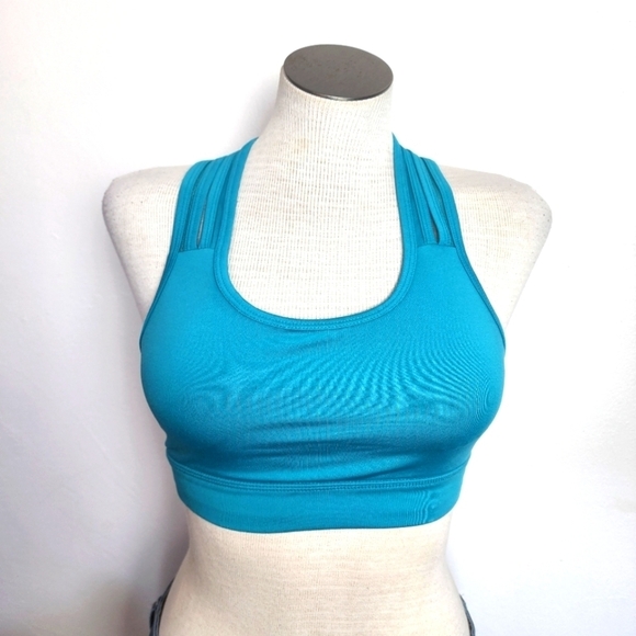 Cascade Sports Performance Bra Teal Color Size S - Picture 1 of 4